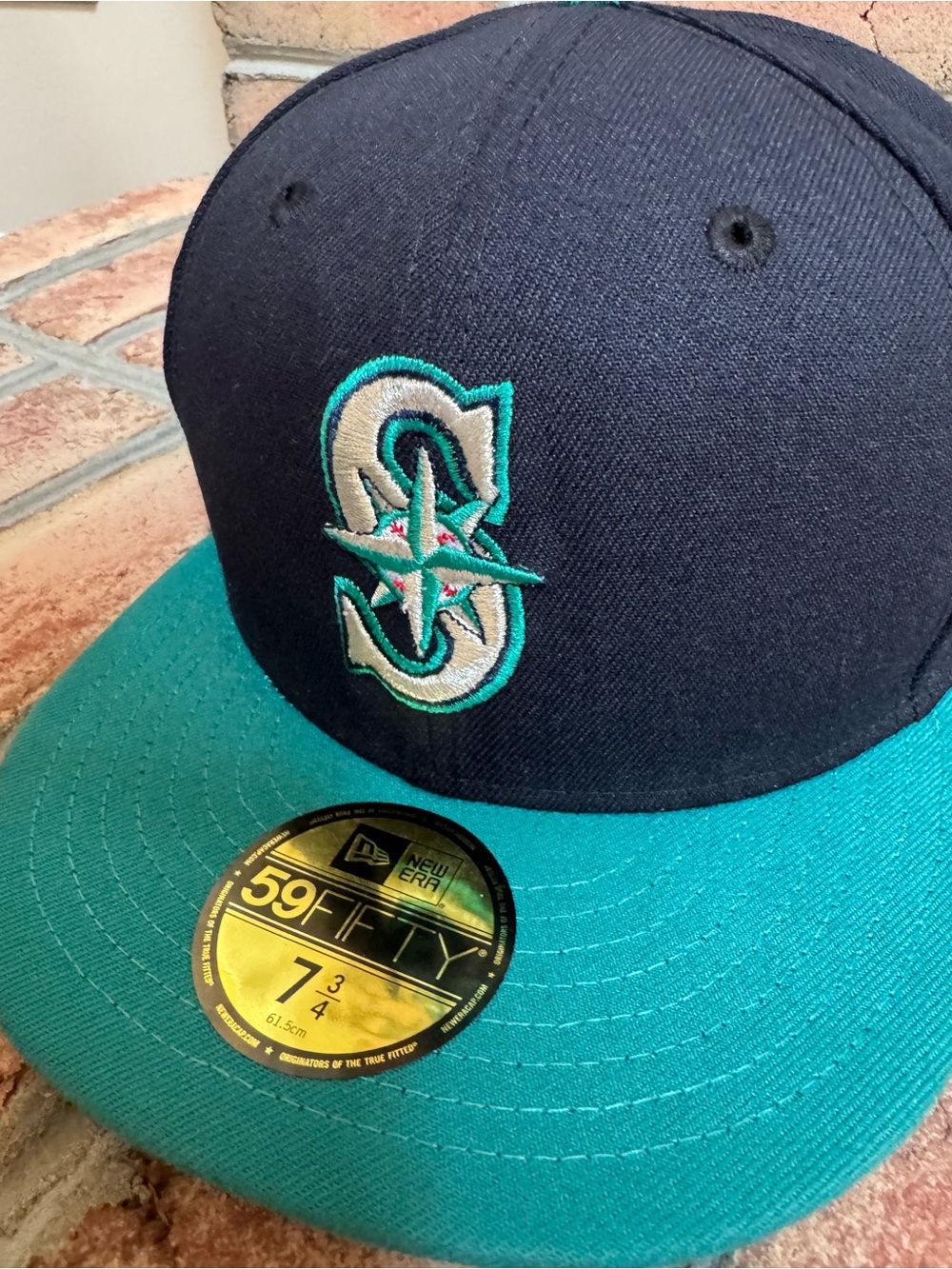 New Era Navy & Teal Seattle Mariners Fitted 59FIFTY Cap